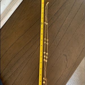 Long Kate Spade Gold Necklace